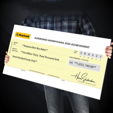 Mockup Cheque